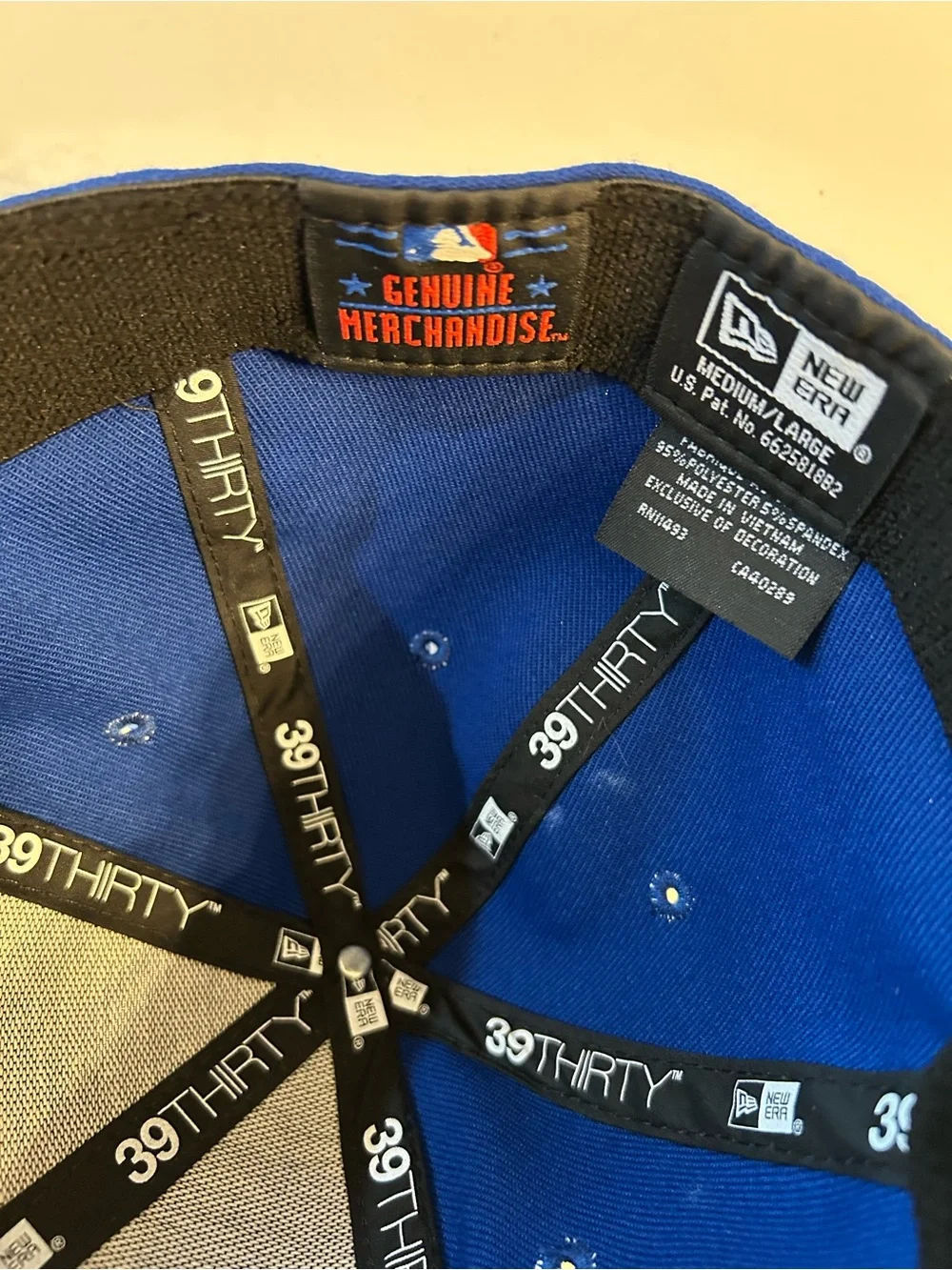 New Era Milwaukee Brewers Blue and Yellow Baseball Cap with Embroidered